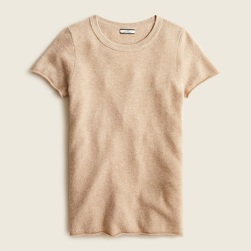 Short-sleeve cashmere T-shirt | J. Crew US