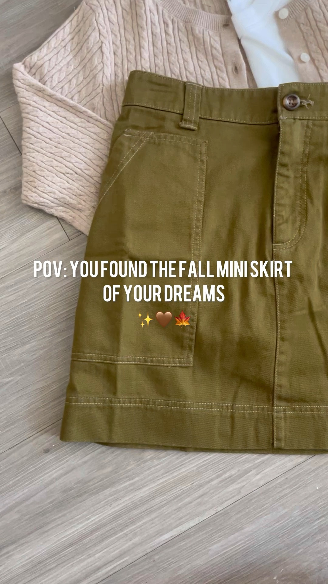 Utility mini skirt

Old navy  fall outfit  cardigan sweater  tank top  cozy outfit 

#LTKSeasonal #LTKStyleTip #LTKFindsUnder50