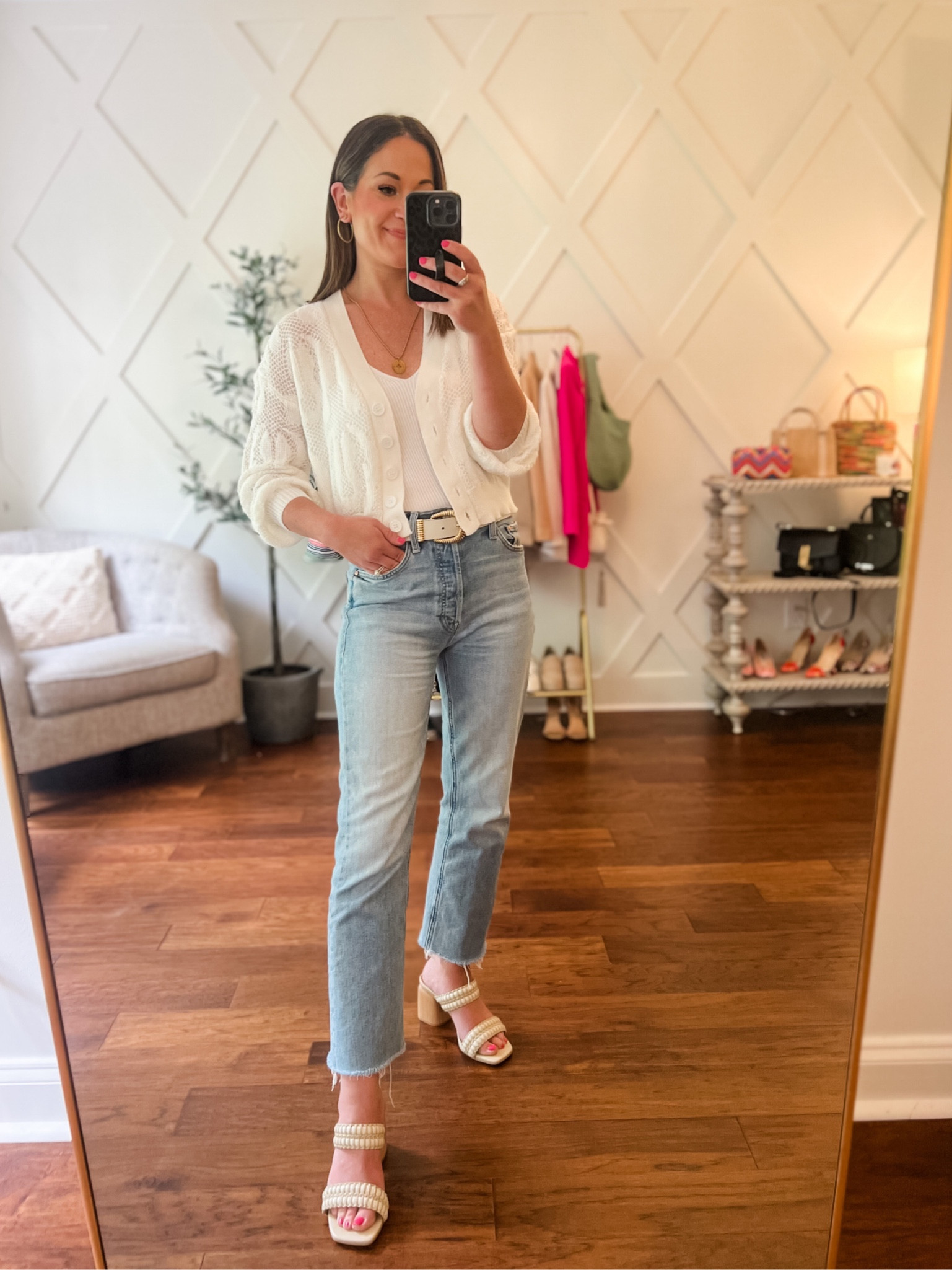 Easy spring ootd- lightweight sweater  - lightwash jeans - neutral sandals 

#LTKunder100 #LTKFind #LTKstyletip