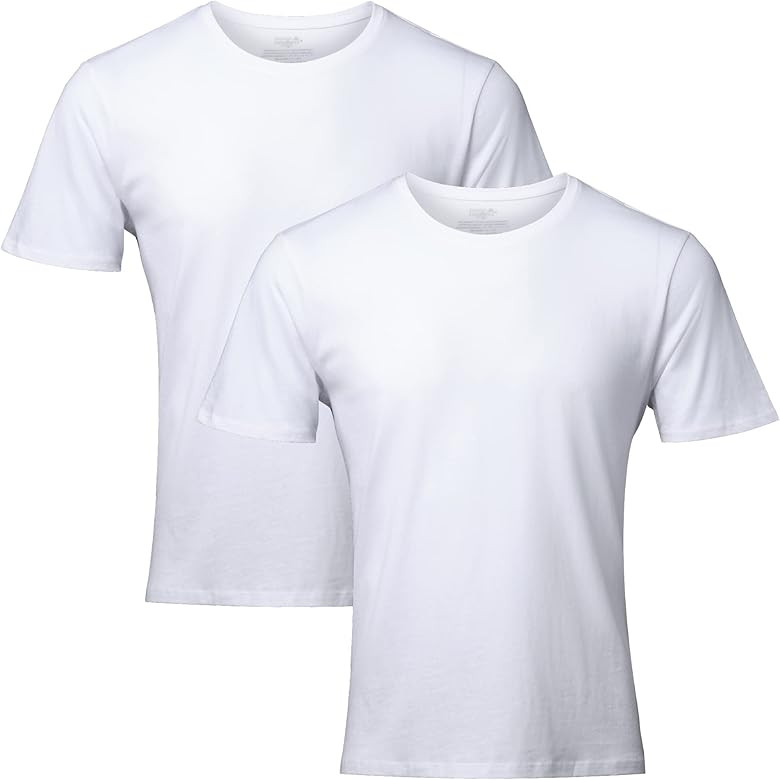 DANISH ENDURANCE Men's T-Shirts, Organic Cotton T-Shirts for Men, Multipack, Crew Neck or V-Neck,... | Amazon (UK)