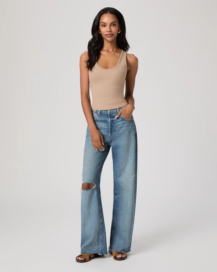 Arellia Skimmer Barrel Leg Jean | Paige