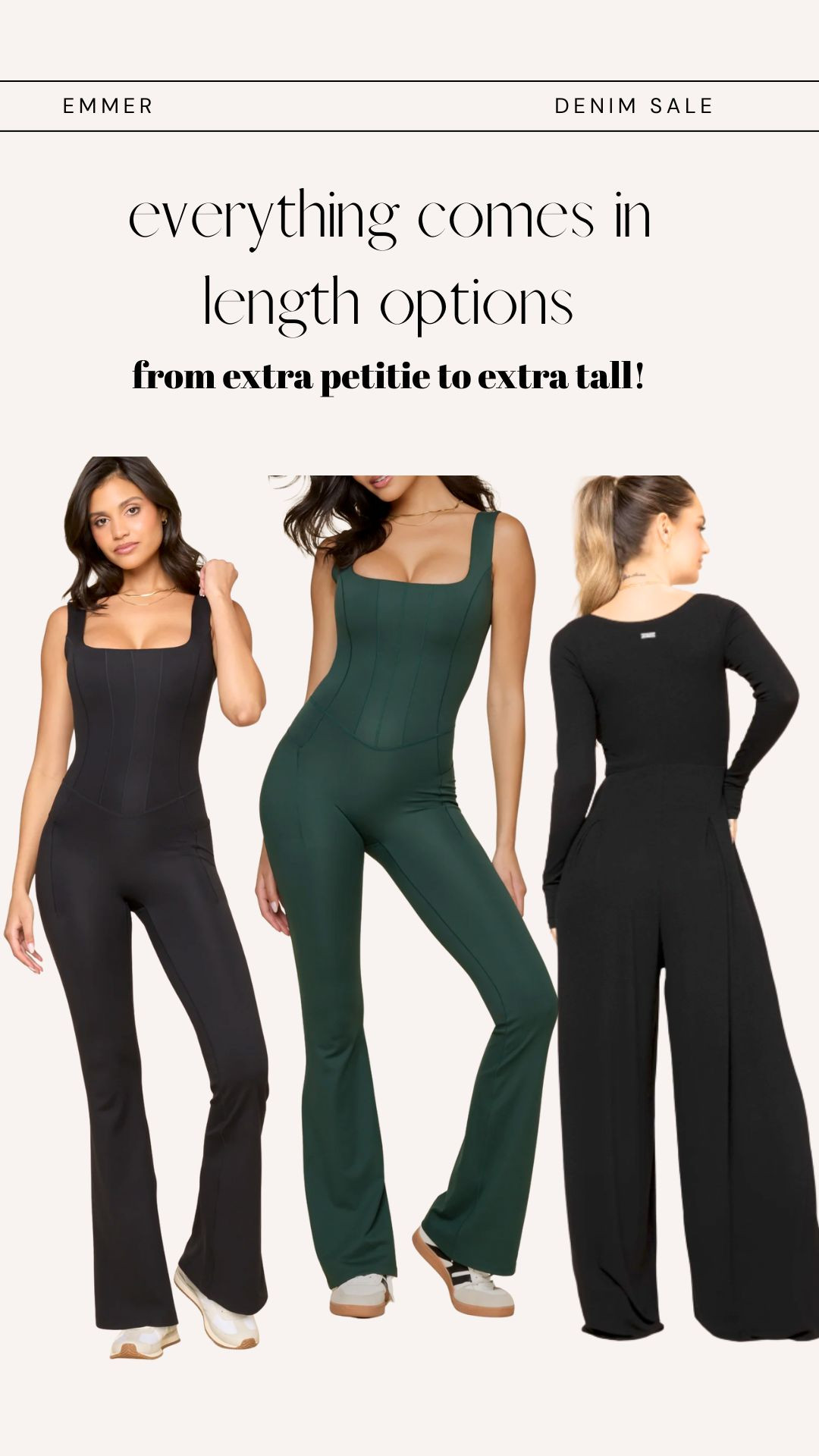 I love that everything comes in length options from extra petite to extra tall!


workout sets | jumpsuits 

 #LTKActive #LTKPetite #LTKTall