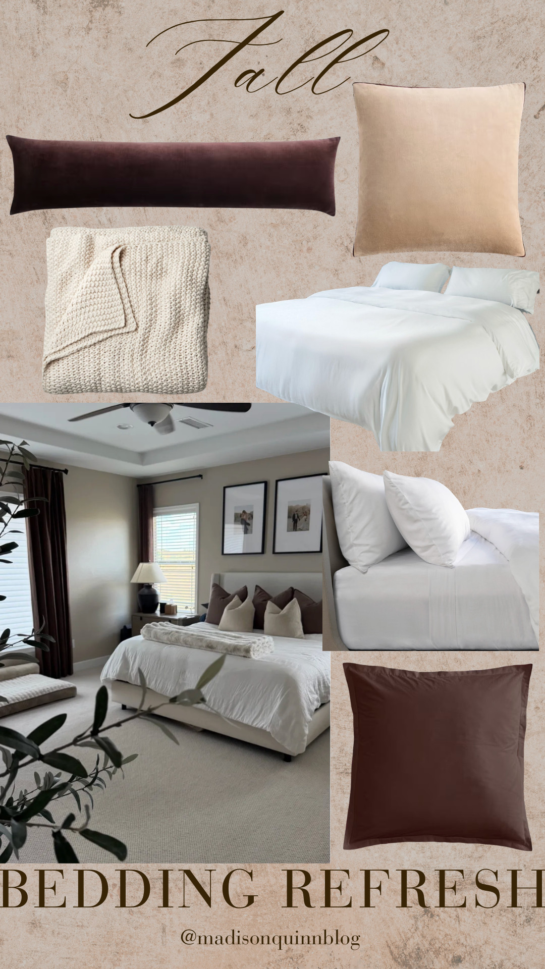 A fall bedding refresh can transform a bedroom!

fall bedding fall decor bedroom bedding neutrals warm tones 

 #LTKSeasonal #LTKHome