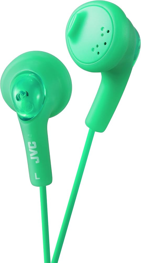 JVC HAF160G Gumy Ear Bud Headphone Green | Amazon (US)
