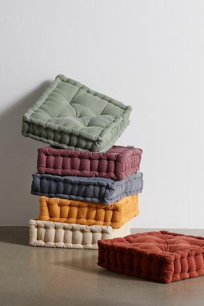 Washed Corduroy Floor Pillow | Urban Outfitters (US and RoW)