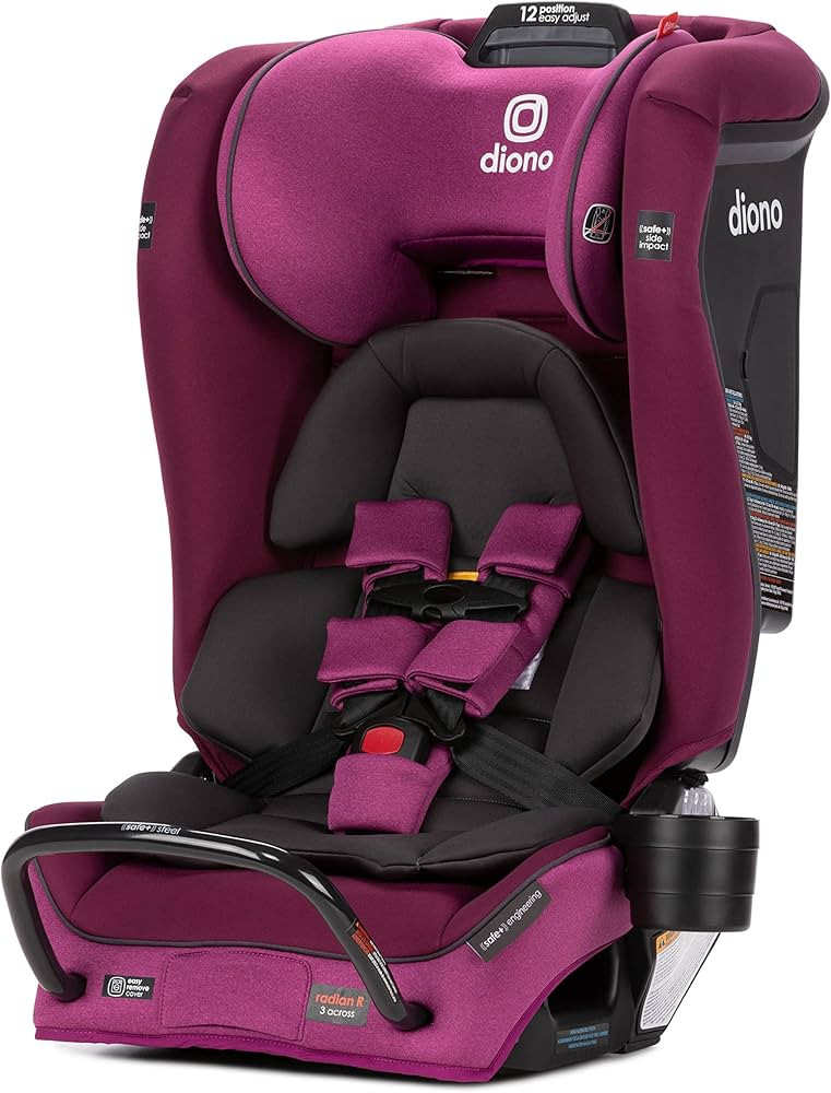 Diono Radian 3RXT SafePlus, 4-in-1 Convertible Car Seat, Rear and Forward Facing, SafePlus Engine... | Amazon (US)