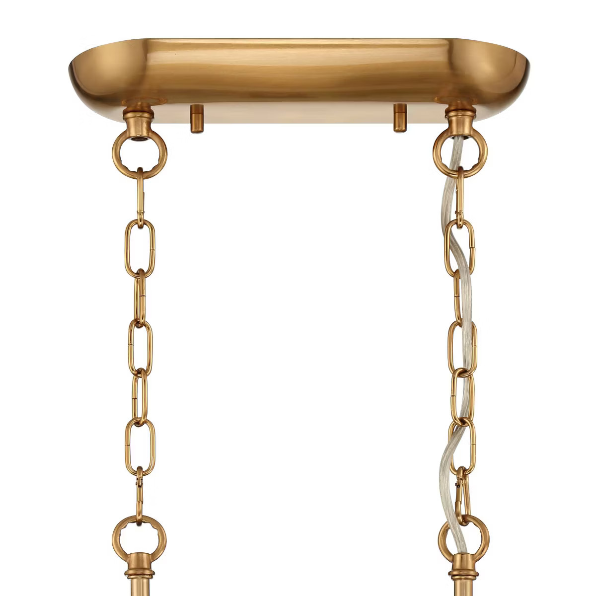 Possini Euro Design Mirabell Gold Linear Island Pendant Chandelier 34" Wide Modern LED Clear Glas... | Target