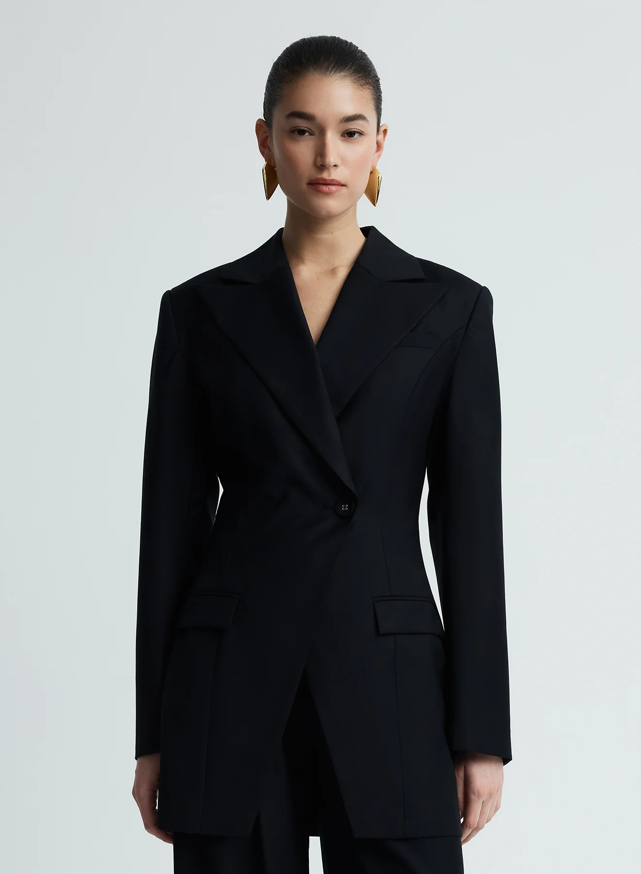 MERLE BLAZER (BLACK WOOL) | Anna Quan (Global)
