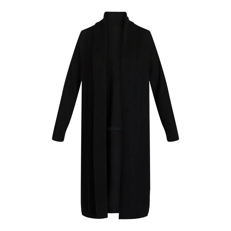 Time and Tru Women's Duster Cardigan Sweater, Midweight, Sizes XS-XXXL | Walmart (US)