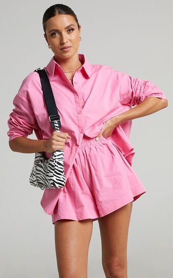 Terah Shirt in Pink | Showpo (US, UK & Europe)