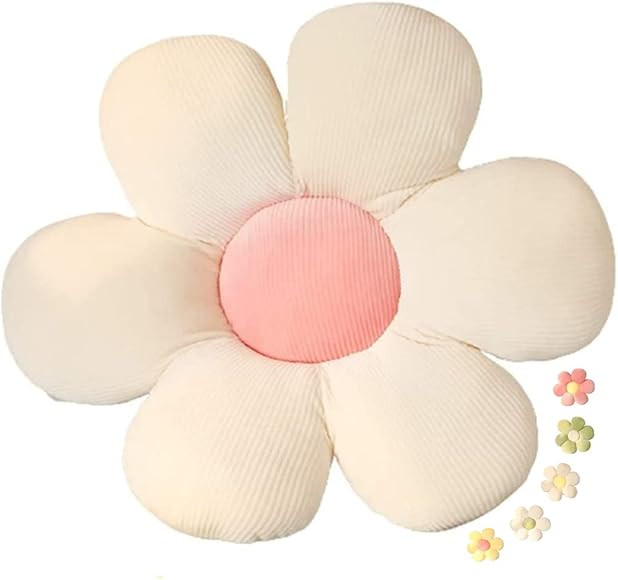 Flower Floor Pillow Seating Cushion - Cute Room Decor for Girls Teens Tweens - Flower Pillow for ... | Amazon (US)