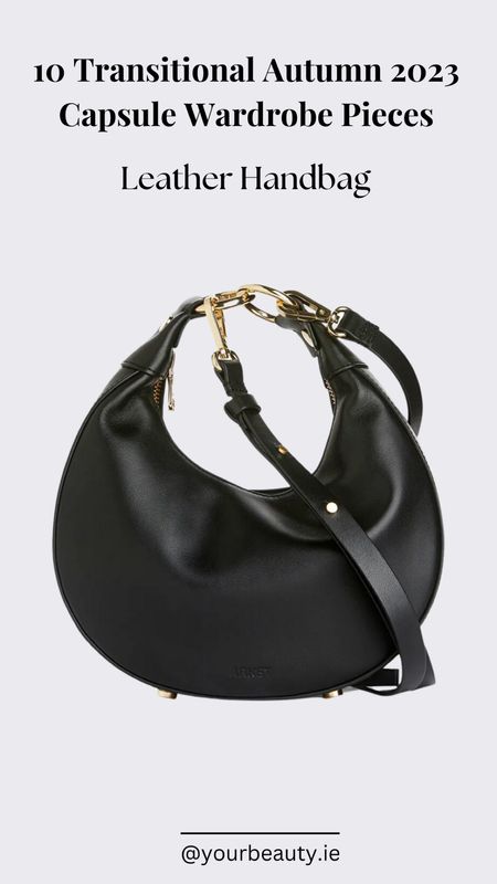 Black leather handbag. Transitional autumn capsule wardrobe essentials 

#LTKstyletip #LTKitbag #LTKSeasonal