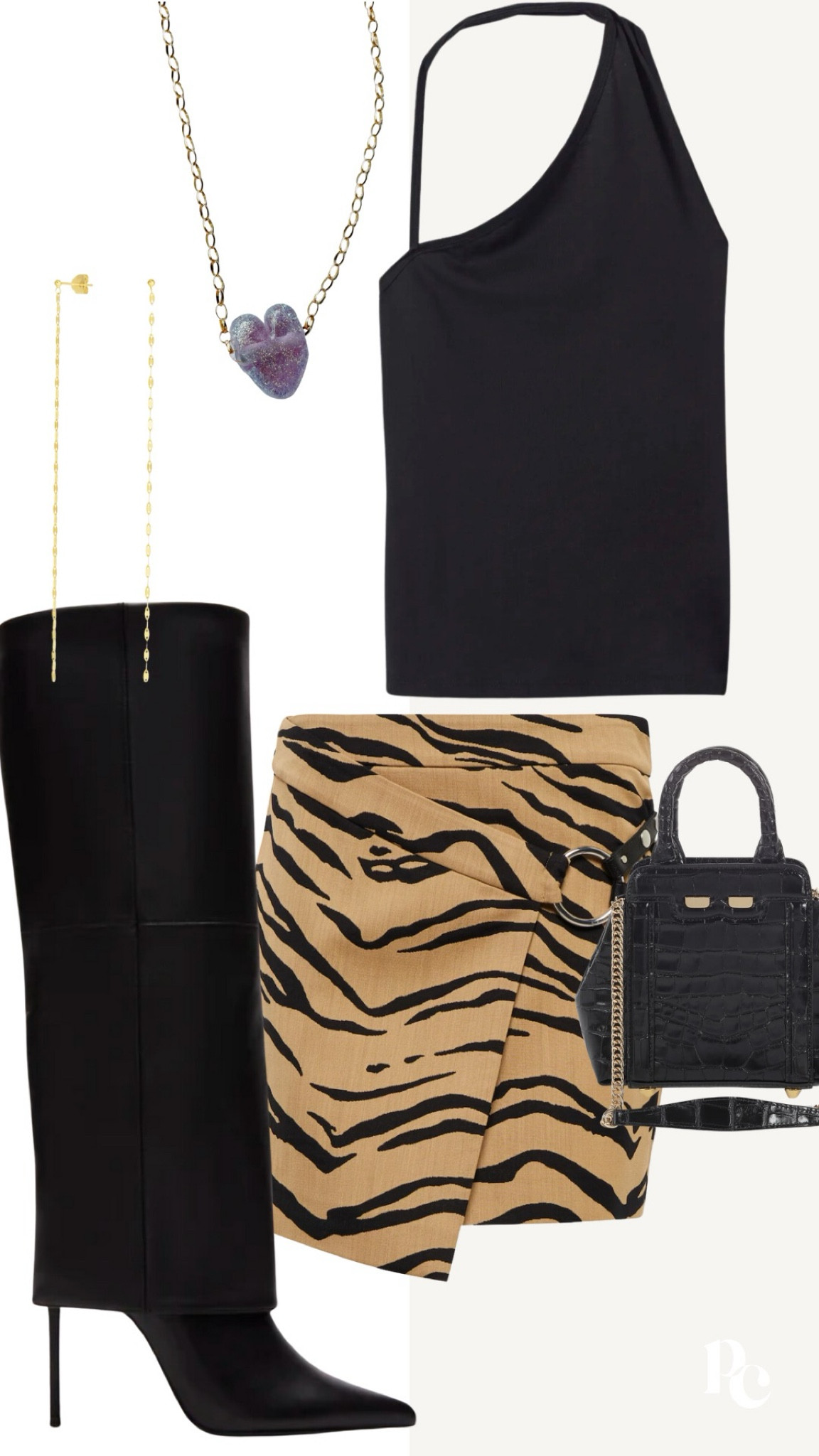 Necklace is KK Buteau 💜 LSU gameday outfit inspo 