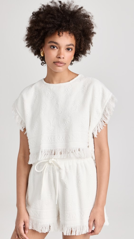 Zimmermann Alight Toweling Crop Top | Shopbop | Shopbop