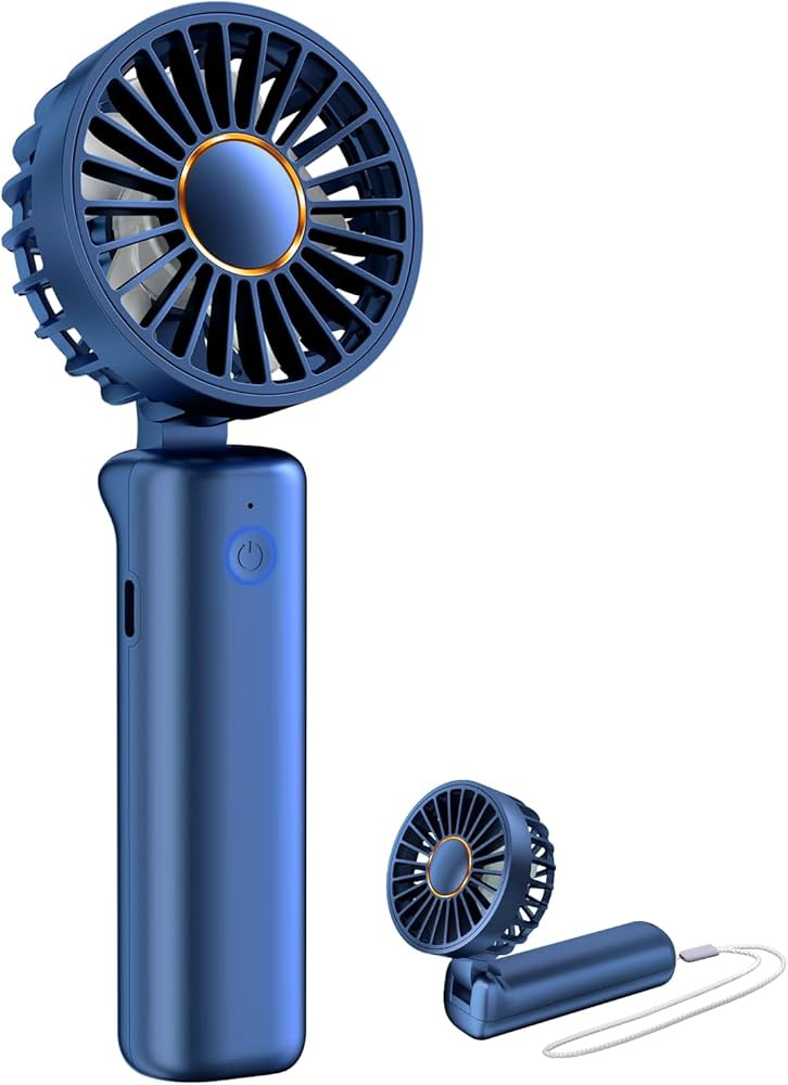 FrSara Portable Handheld Fan, Mini Desk Fan, Multi-Function Fan, 2000mAh Ultra-Long Battery Life,... | Amazon (US)