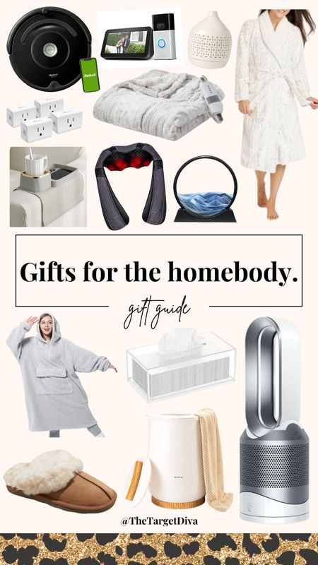 GIFTS FOR THE HOMEBODY: These are some of my favorite gift ideas for anyone who enjoys a cozy night at home! 🎁 AND, some of these gifts are on sale right now! 👏🏼

#giftidea #giftguide #giftsforher #giftsforthehomebody #christmasgift #holidaygift #holidaygiftguide #christmas #holidays #stockingstuffer #giftsformom #giftsforgrandma #girlgifts #homegifts #homedecor #blanket #cozygifts #cozy #dysonfan #wearableblanket #electricblanket #massager #neckmassager #robe #leopardrobe #couchorganizer #sandscape #towelwarmer #tissueholder #smartplugs #ringdoorbell #amazonechoshow #roomba #vacuum #oildiffuser #slippers #target #targetfinds #amazon #amazonfinds #walmart #walmartfinds #sale #blackfriday #cybermonday #cyberweek 



#LTKCyberweek #LTKHoliday #LTKGiftGuide