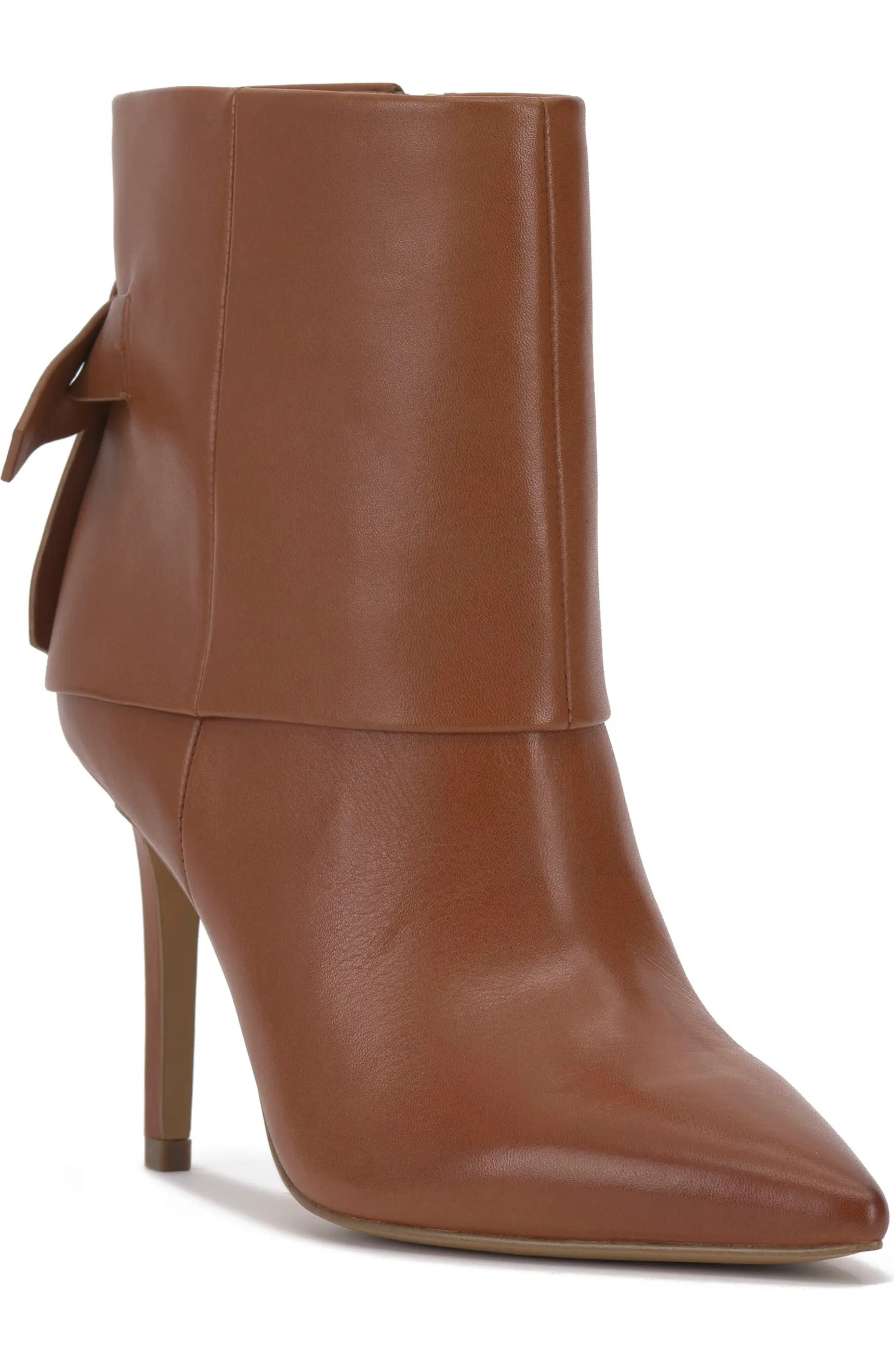 Vince Camuto Kresinta Foldover Cuff Pointed Toe Bootie (Women) | Nordstrom | Nordstrom