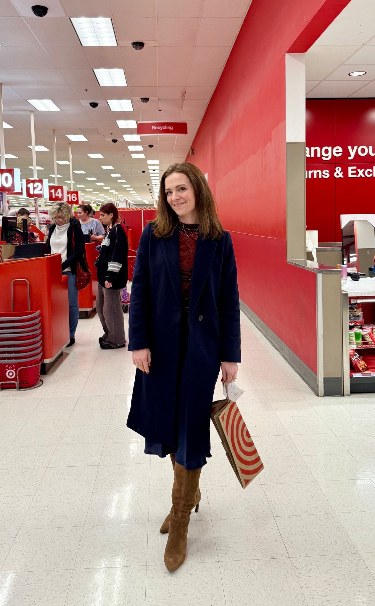 A tad overdressed for my suburban errands before dinner. 🙃 Quince silk skirt and incredible quality wool coat, plus still loving these suede boots!

#LTKootd #LTKHoliday #LTKSeasonal
