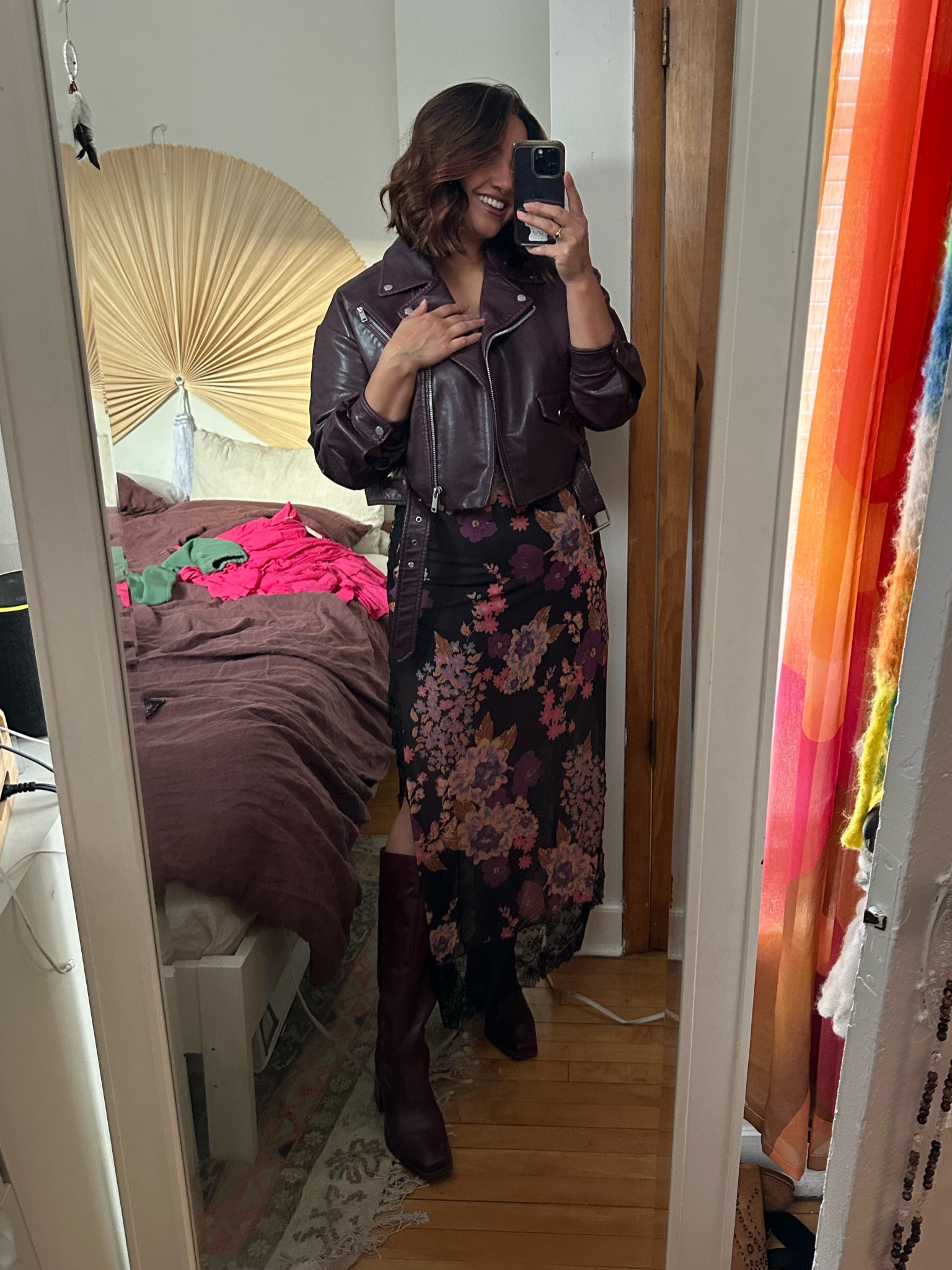 Concert outfit, ootd, concert ootd, slip dress, suddenly fine, crop leather jacket, knee high boots

#LTKmidsize #LTKshoecrush #LTKstyletip