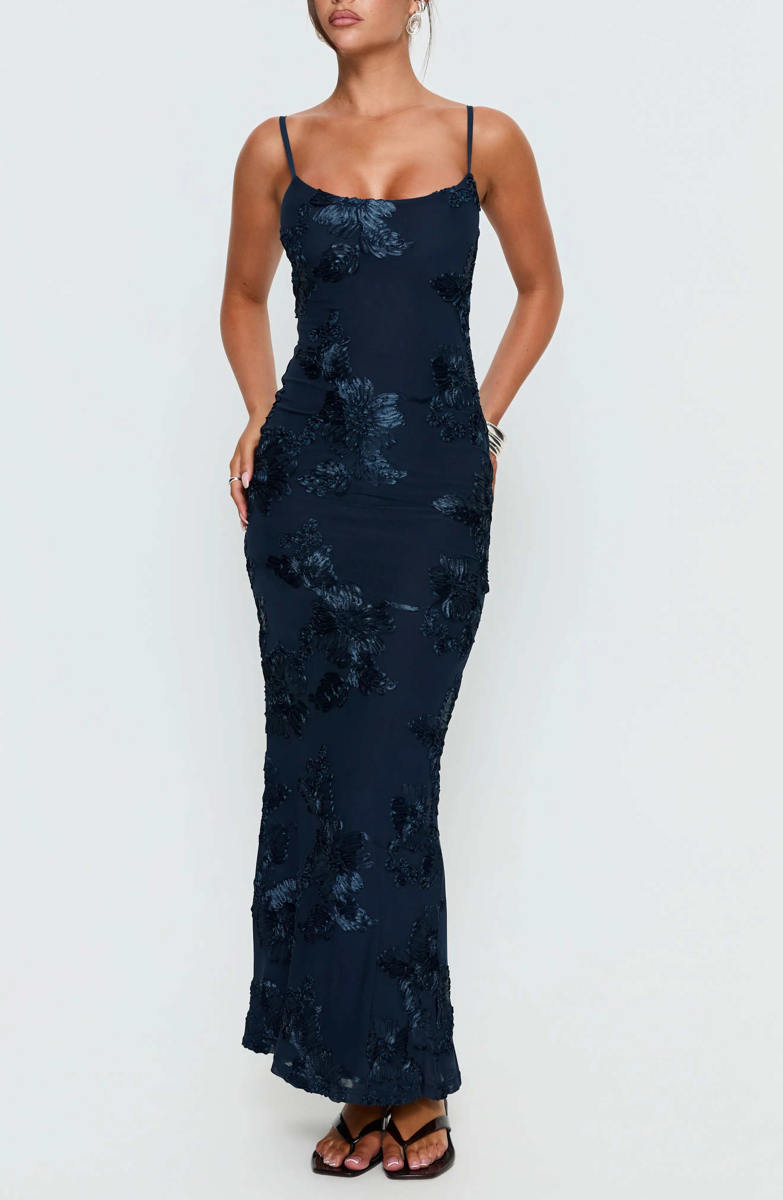 Princess Polly Jacalyn Floral Appliqu\u00e9 Maxi Dress (Women) | Nordstrom | Nordstrom