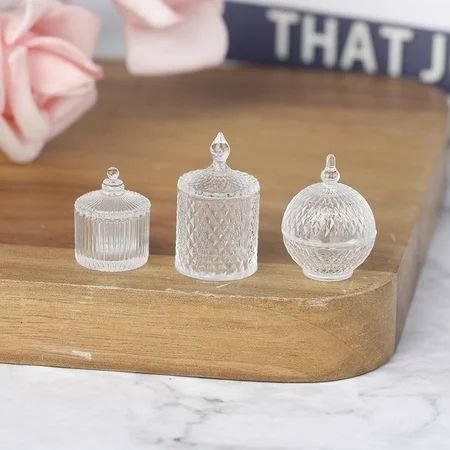 KEKAFU 3Pcs/set 1:12 dollhouse miniature doll accessories toy for transparent candy jar | Walmart (US)