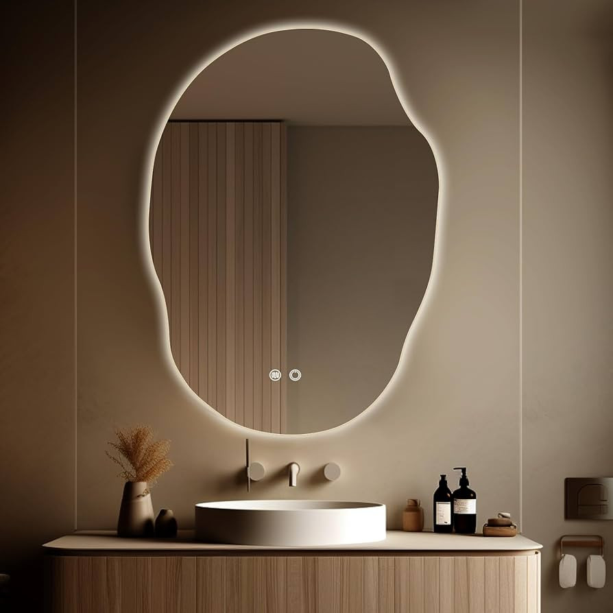 WallBeyond LED Bathroom Mirror with Lights, 25 x 35 Inch Led Bathroom Vanity Mirror for Wall, Ant... | Amazon (US)