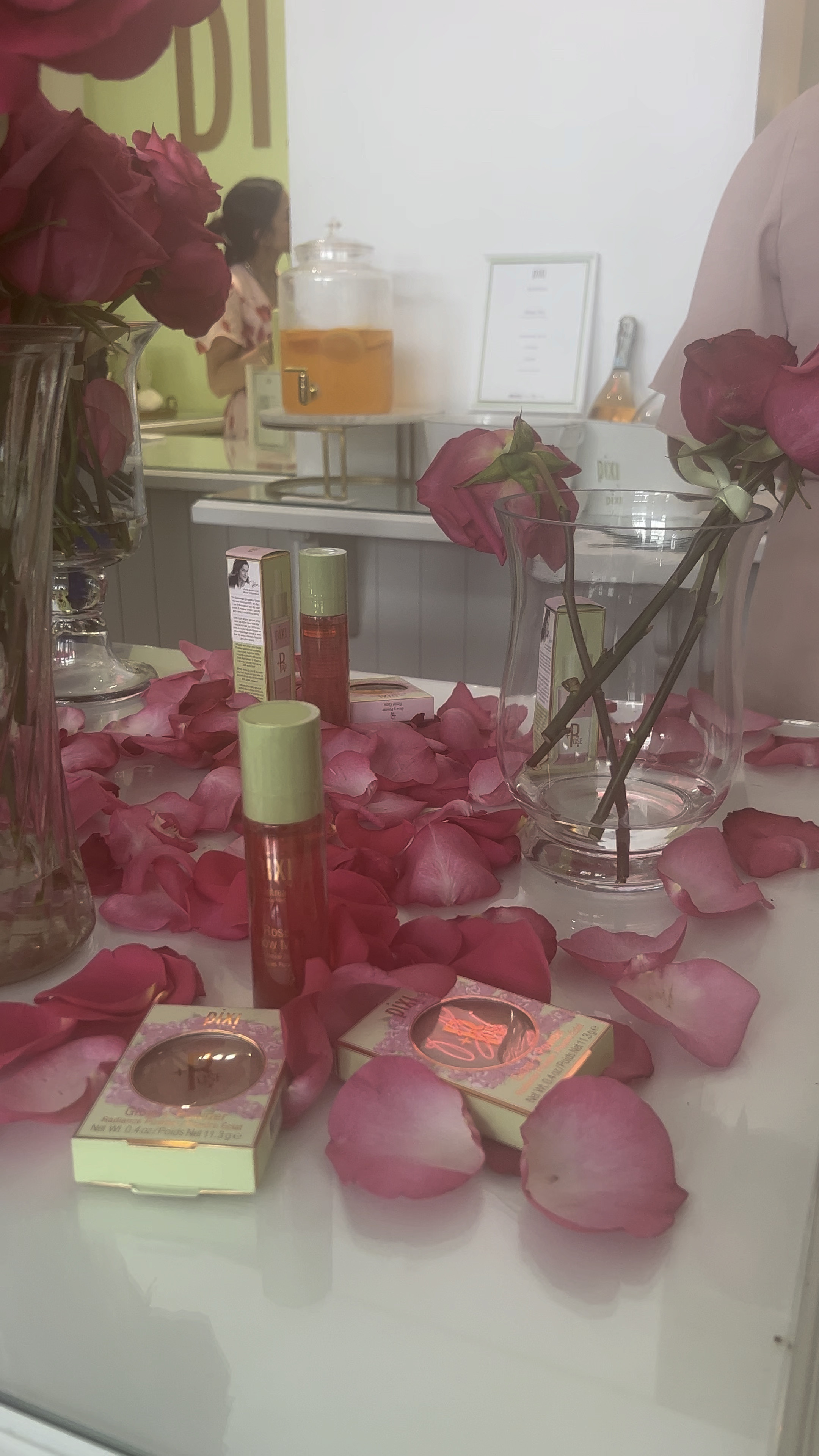 Jessica Carrie Lee at the pixi beauty event shopping for rose must haves

#LTKstyletip #LTKsalealert #LTKbeauty