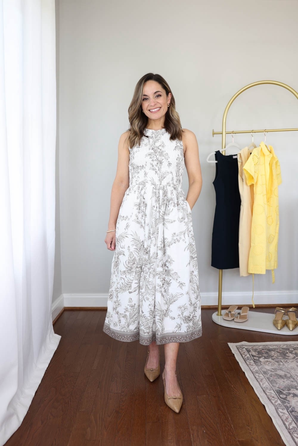 Where to wear spring dresses for petites! 


Mother’s Day (LOFT): petite xxs/00 
Shoes (Sam Edelman): true to size 

My measurements for reference: I’m 4’10” and 105lbs. My bust, waist, and hip measurement is 32”, 24”, and 36”.


#LTKPetite