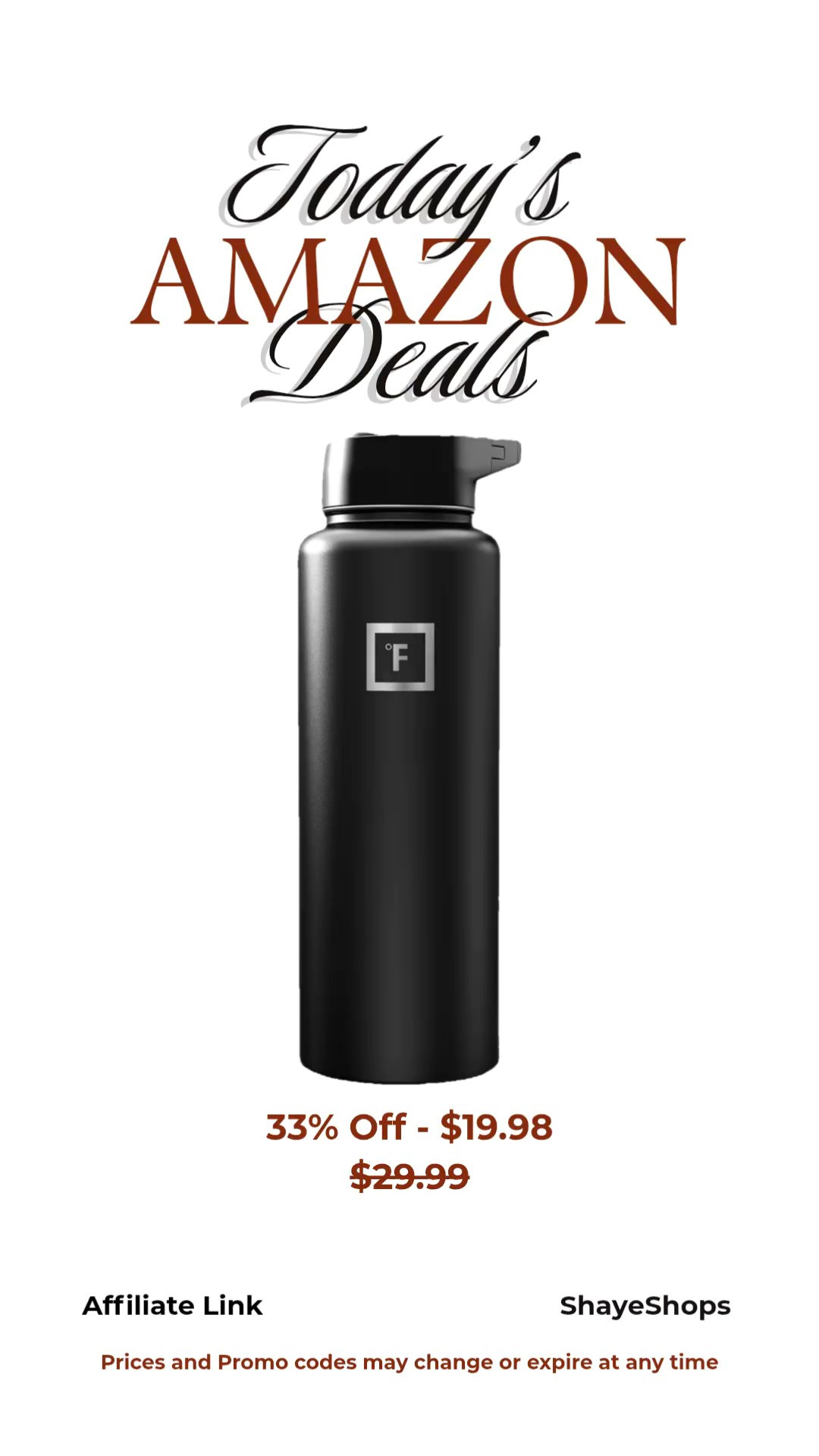 Amazon finds, Amazon deals, daily deals, today’s deals, trending Amazon products, viral Amazon finds, Amazon must haves, budget friendly finds, affordable favorites, everyday essentials, limited time sale, promo code available, extra savings, online shopping deals, deal alert, smart shopping, discounted favorites, health and wellness, water bottle, iron flask, drink, outdoors#AmazonFinds #AmazonDeals #DailyDeals #LTKFinds #LTKDeals #AmazonMustHaves #DealAlert #PromoCode #ExtraSavings #LimitedTimeDeal #BudgetFinds #TrendingNow #DealsOfTheDay #OnlineShopping #SmartShopping #AmazonSale #DiscountFinds #Savings

#LTKActive #LTKfitnessgoals #LTKselfcare