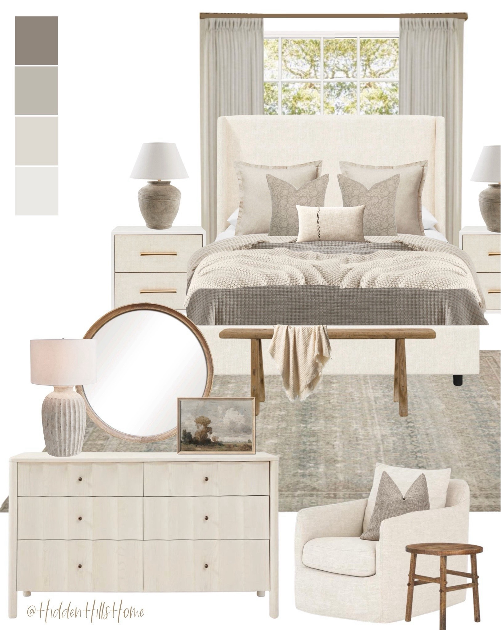 Tilly Upholstered Bed curated on LTK