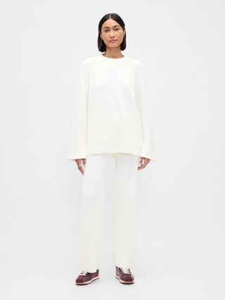 CashSoft Shaker-Stitch Sweater Pants | Gap (US)