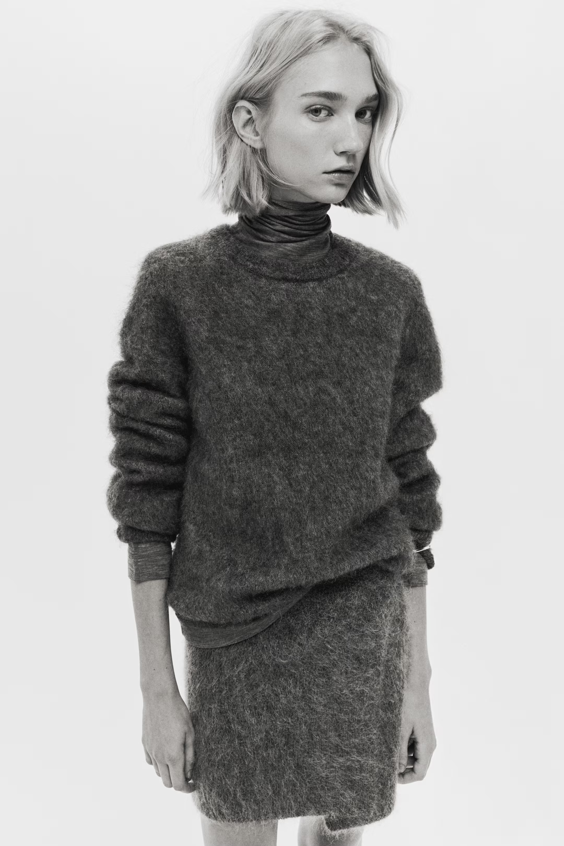 Minirock aus Mohairmix | H&M (DE, AT, CH, NL, FI)