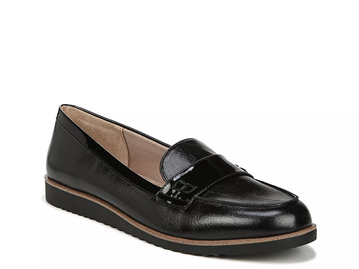 LifeStride Zee Loafer | Women's | Black Patent | Size 5.5 | Flats | Loafers | DSW