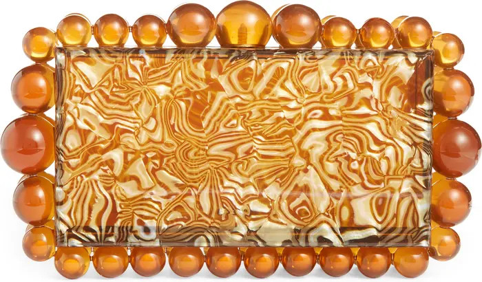 Eos Beaded Acrylic Box Clutch | Nordstrom