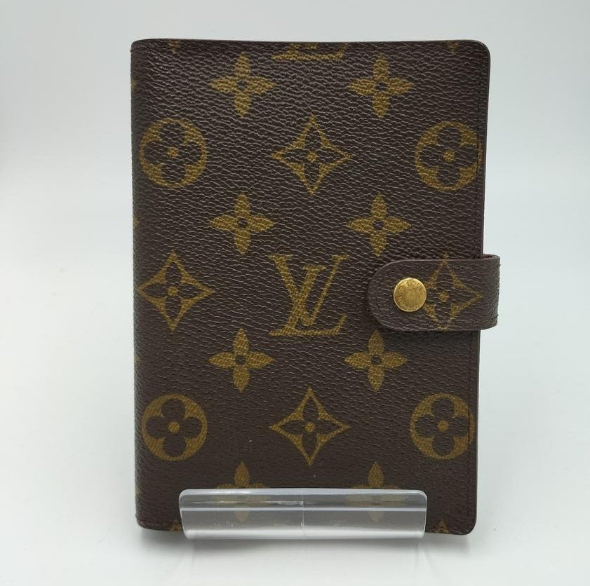 LOUIS VUITTON Monogram Agenda PM Day Planner Notebook cover Brown R20005 | eBay US