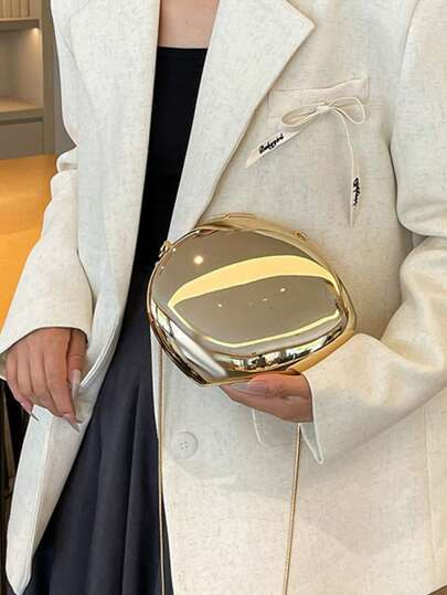 Gold Clutch Purse | SHEIN