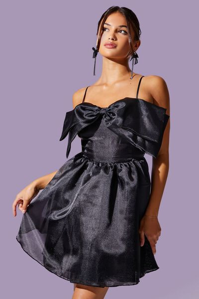 Organza Bow Mini Dress | Forever 21 (US)