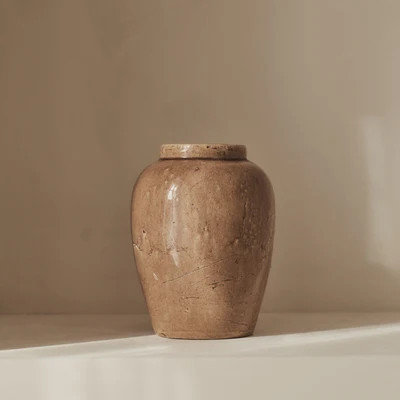 Portera - Caramel Gloss Ceramic Vase | William Wood