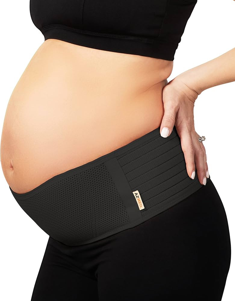 AZMED Maternity Belly Band for Pregnant Women - Pregnancy Belly Band for Abdomen Pelvic Waist Bac... | Amazon (US)