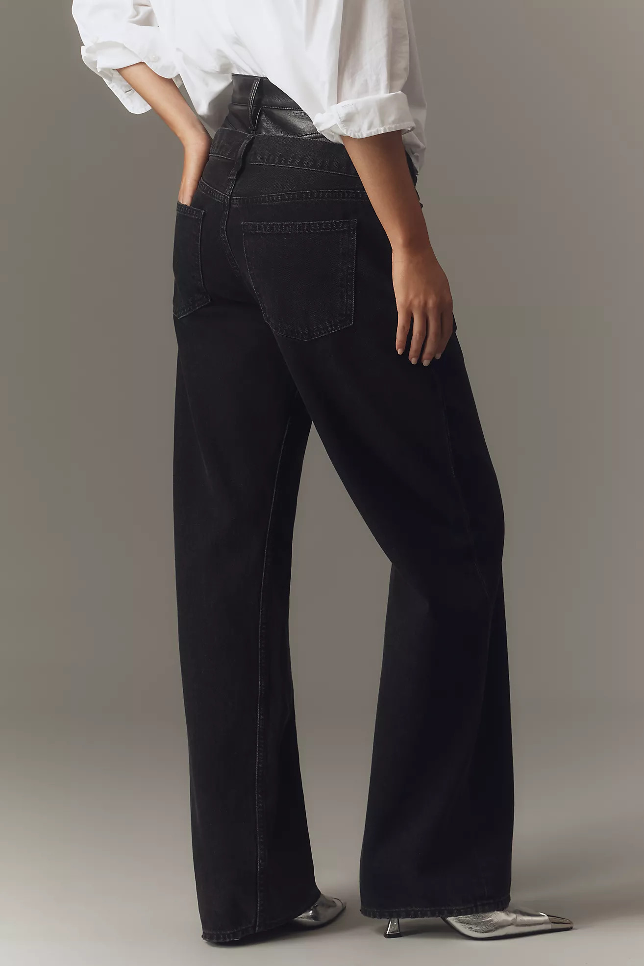 AGOLDE Elson High-Rise Wide-Leg Jeans | Anthropologie (US)