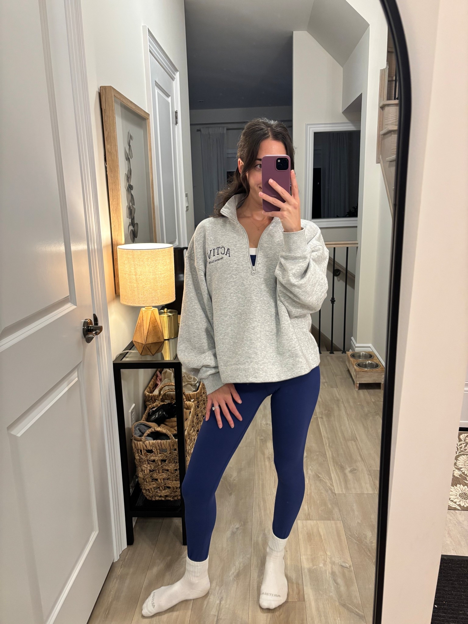 A cozy outfit for this gloomy day! I’ve been living in this blue set from Aritzia 💙 and I paired it with my favourite comfy pullover half zip!

#CozyOutfit #MatchingSet 

#LTKcanada #LTKstyletip #LTKfall