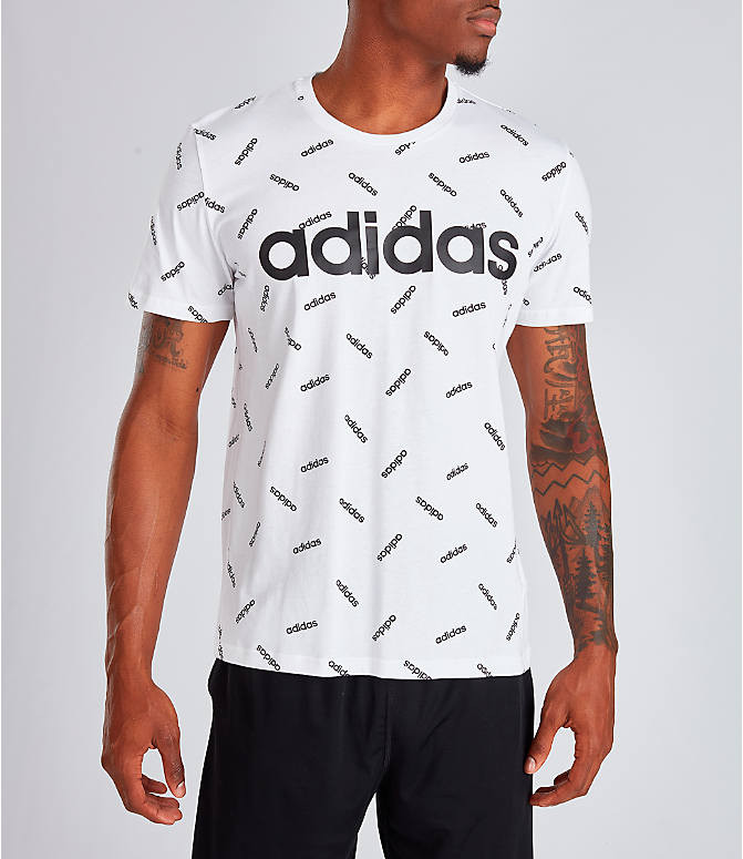 Men's adidas Essentials Allover Print Graphic T-Shirt | Finish Line (US)