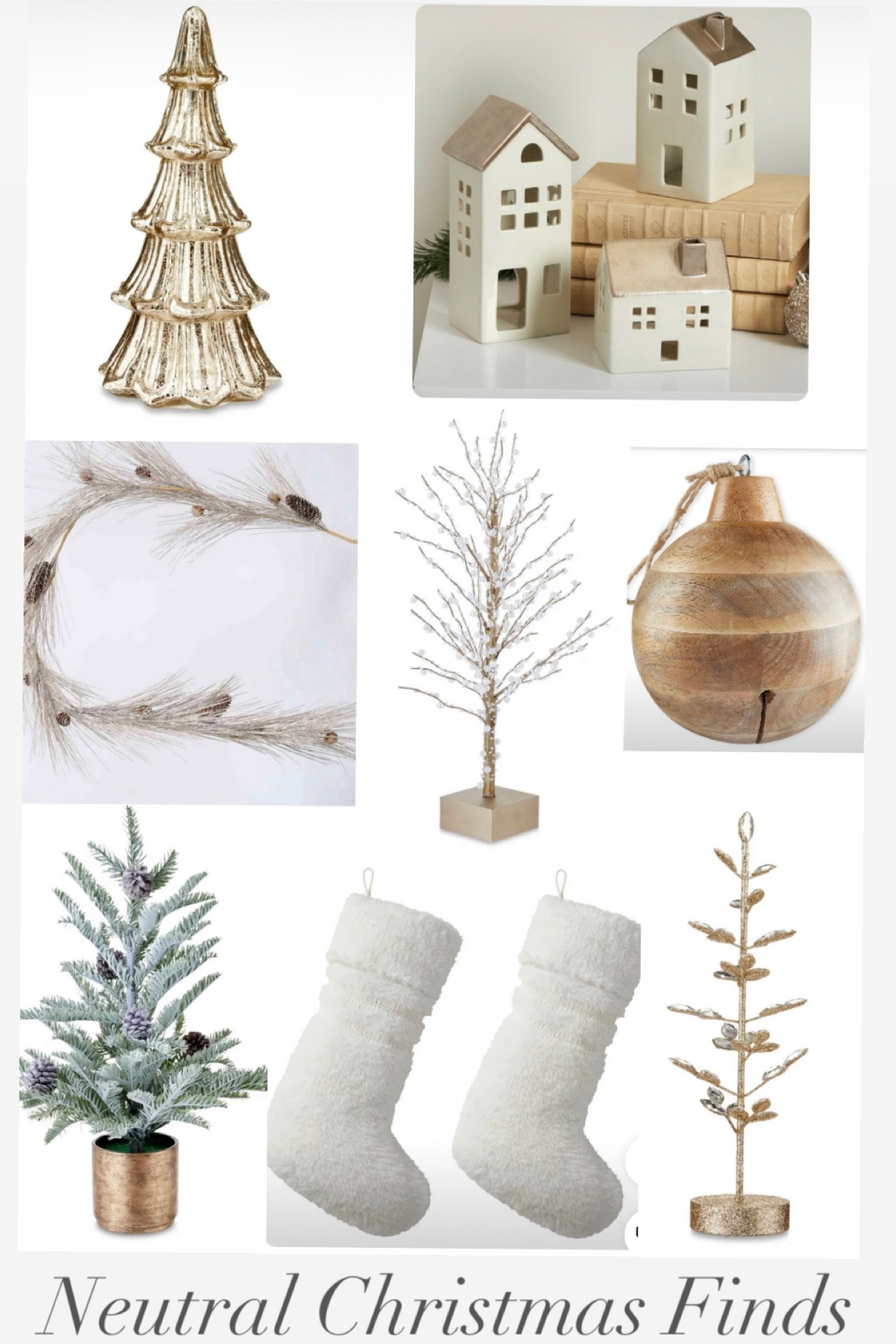 Affordable, neutral Christmas decor! 

#LTKHoliday #LTKSeasonal #LTKfindsunder50