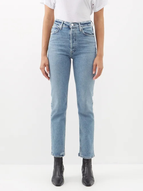 Citizens Of Humanity - Sabine High-rise Straight-leg Jeans - Womens - Light Indigo | Matches (US)