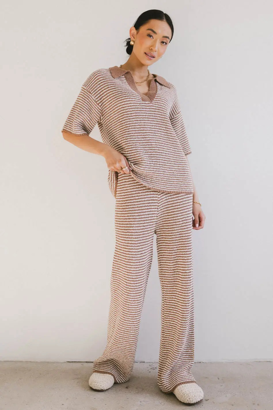 Matilda Striped Knit Top | Böhme US