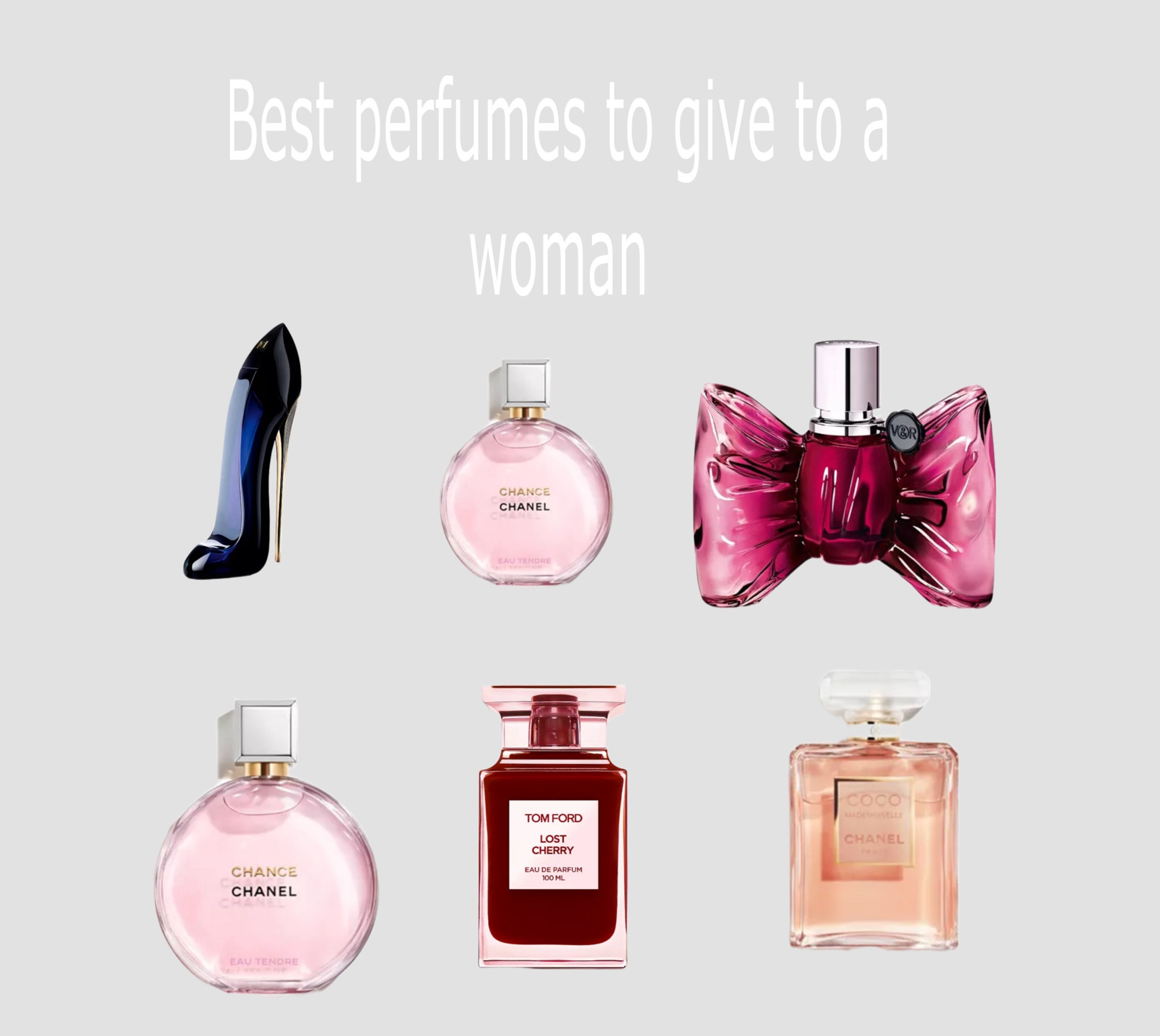Best perfumes to give to a woman #perfume #perfumeforwoman #smellgood 

#LTKHoliday #LTKGiftGuide #LTKCyberWeek