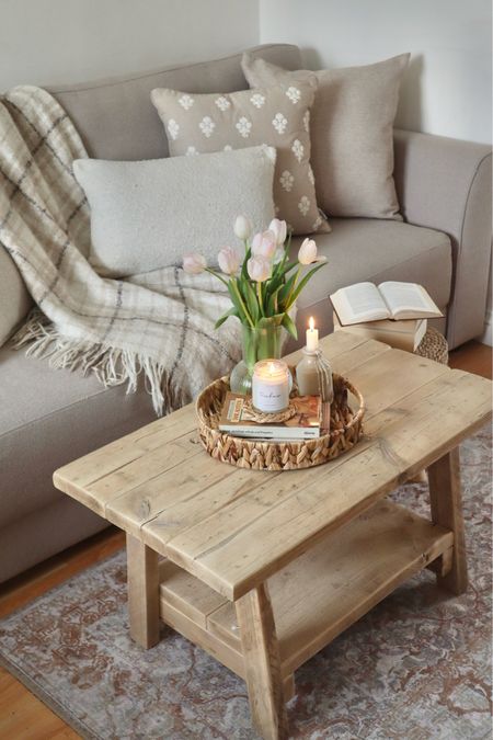 My Cozy living room🕯️🤍  Table, tray & cushion linked (UK + US) 

#LTKhome