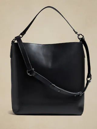 Leather Hobo Bag | Banana Republic Factory