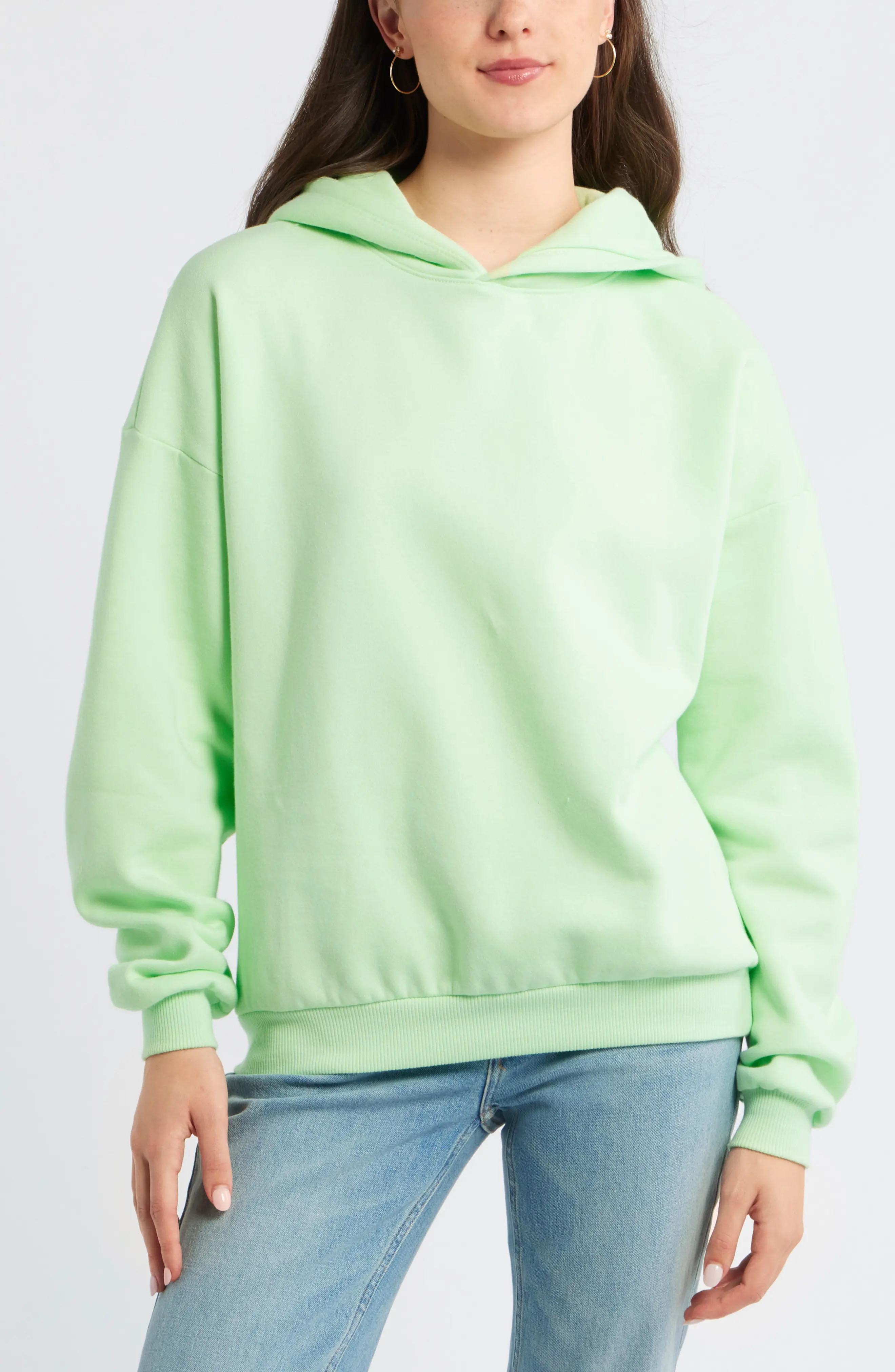 Relaxed Fleece Hoodie (Women) | Nordstrom | Nordstrom