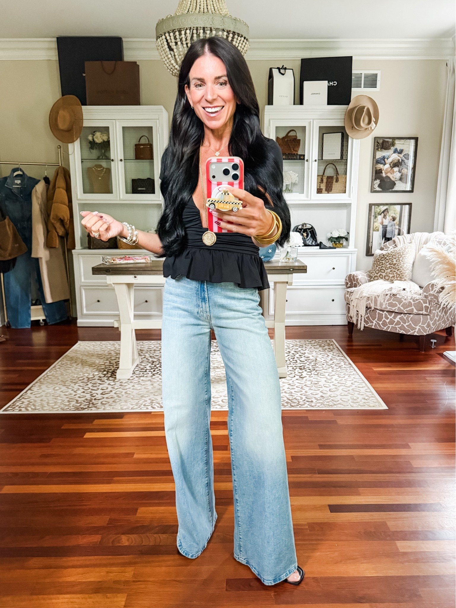 The best date night top! Wearing a small and 25 mother denim
@Anthropologie

#LTKootd #LTKSeasonal #LTKSaleAlert